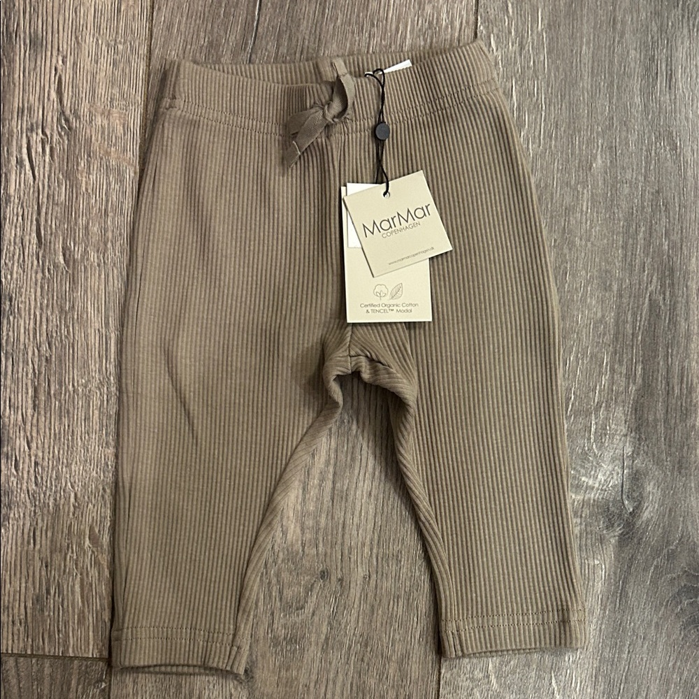 MarMar Ribbed Brown Baby Pants
